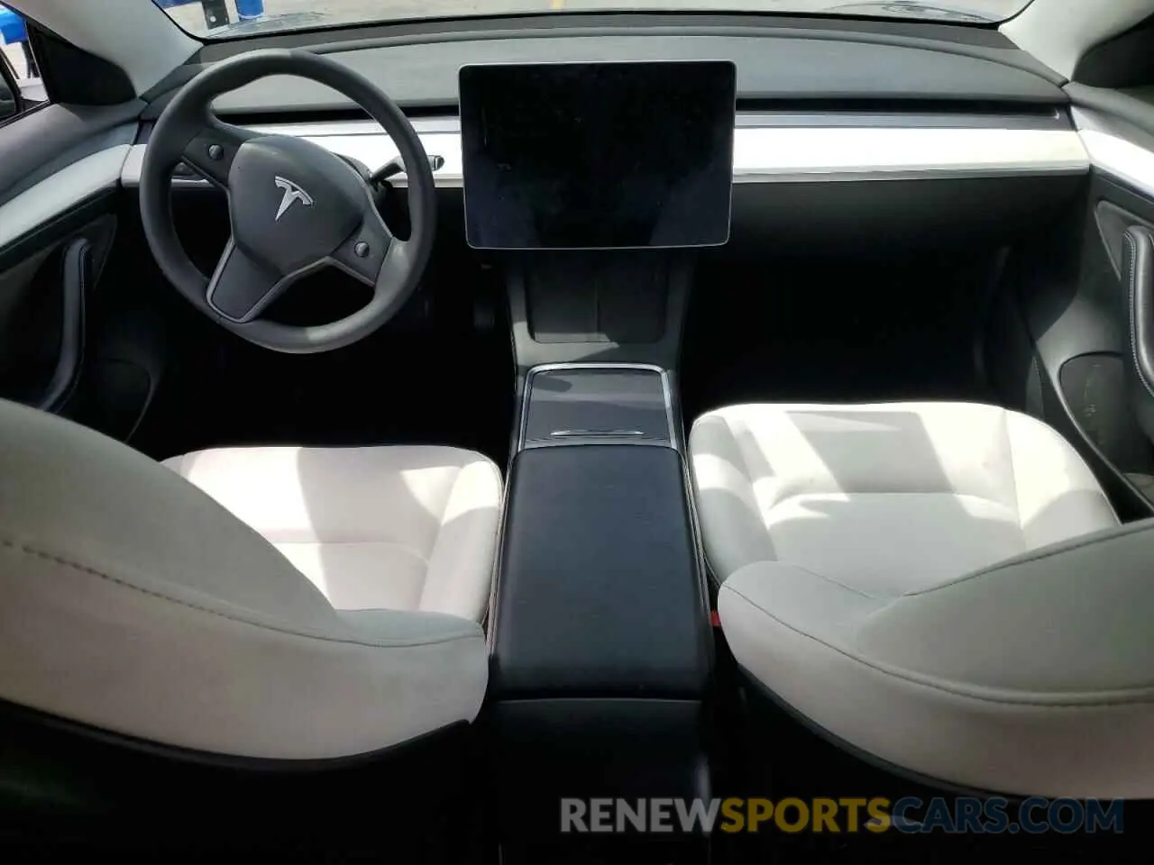 8 Photograph of a damaged car 5YJ3E1EBXMF999359 TESLA MODEL 3 2021