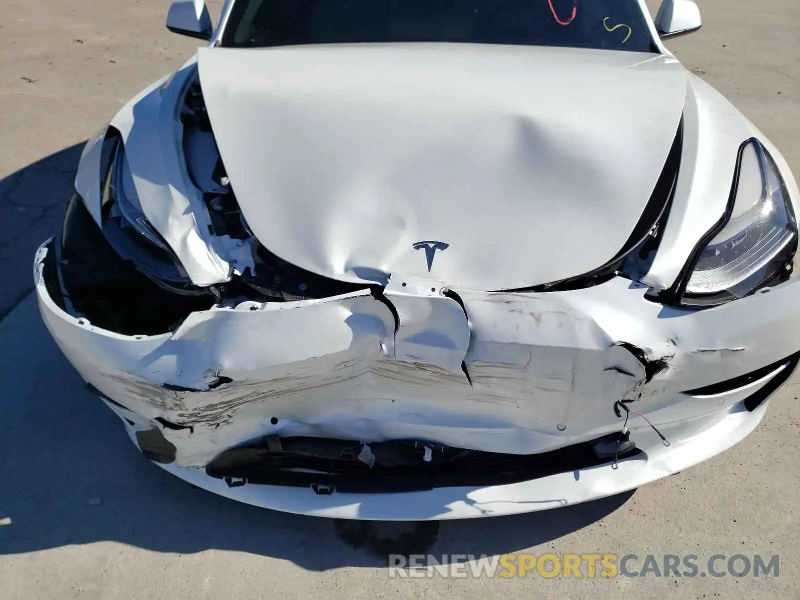 9 Photograph of a damaged car 5YJ3E1EC0MF037015 TESLA MODEL 3 2021