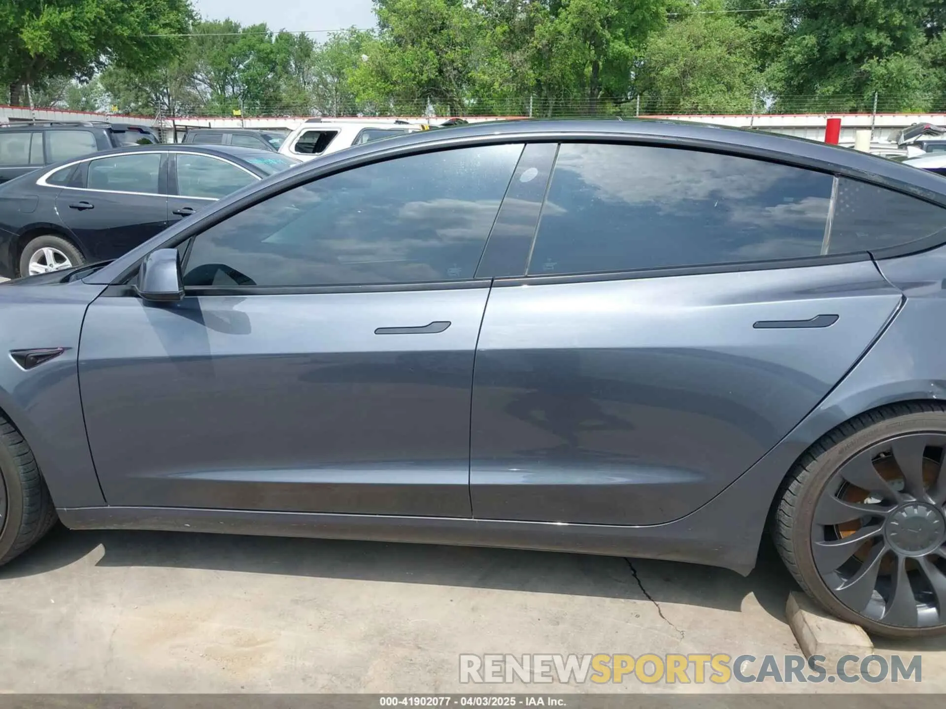 13 Photograph of a damaged car 5YJ3E1EC0MF060343 TESLA MODEL 3 2021