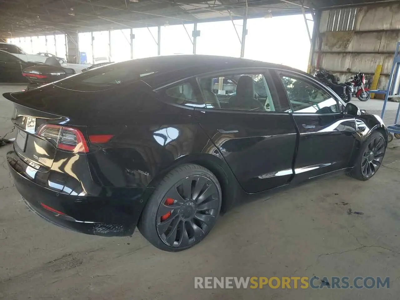 3 Photograph of a damaged car 5YJ3E1EC0MF060360 TESLA MODEL 3 2021