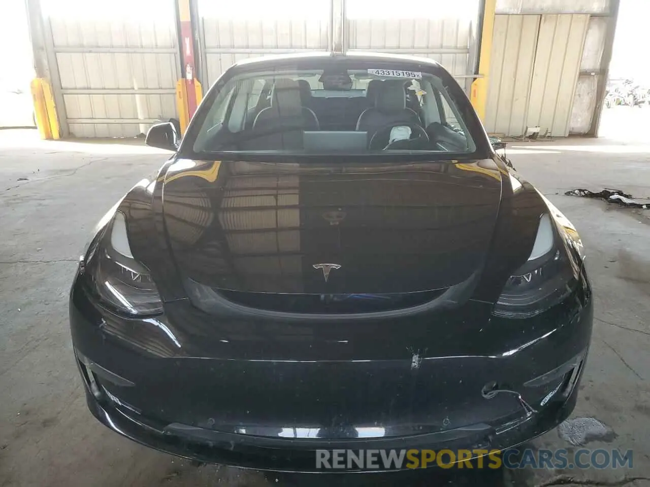 5 Photograph of a damaged car 5YJ3E1EC0MF060360 TESLA MODEL 3 2021