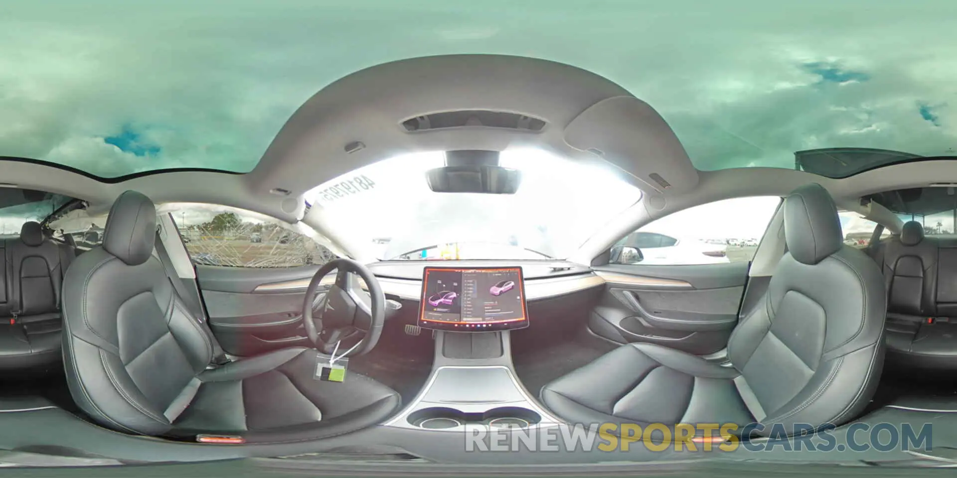13 Photograph of a damaged car 5YJ3E1EC0MF075439 TESLA MODEL 3 2021