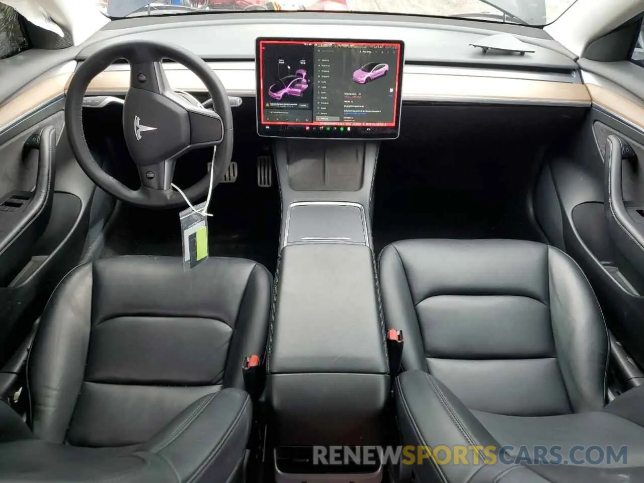 8 Photograph of a damaged car 5YJ3E1EC0MF075439 TESLA MODEL 3 2021