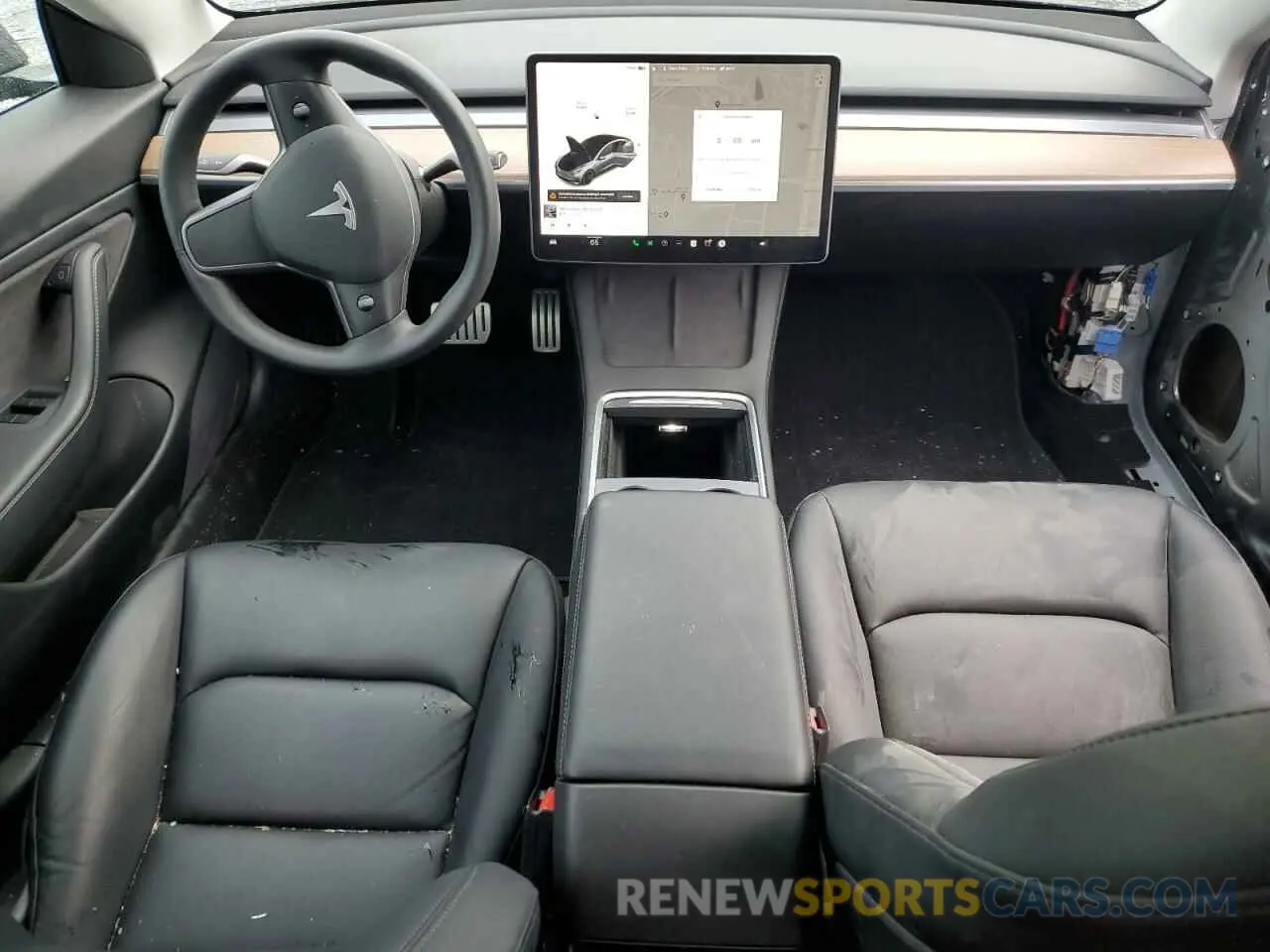 8 Photograph of a damaged car 5YJ3E1EC0MF913646 TESLA MODEL 3 2021