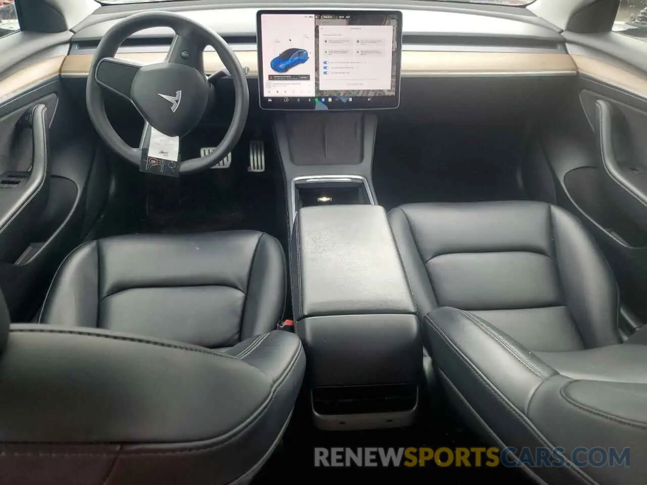 8 Photograph of a damaged car 5YJ3E1EC1MF044975 TESLA MODEL 3 2021