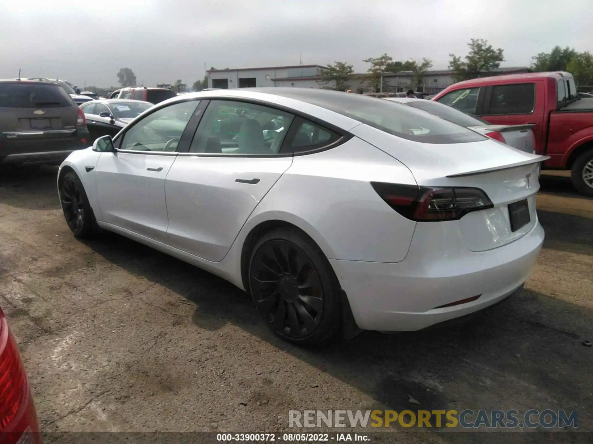 3 Photograph of a damaged car 5YJ3E1EC1MF059654 TESLA MODEL 3 2021