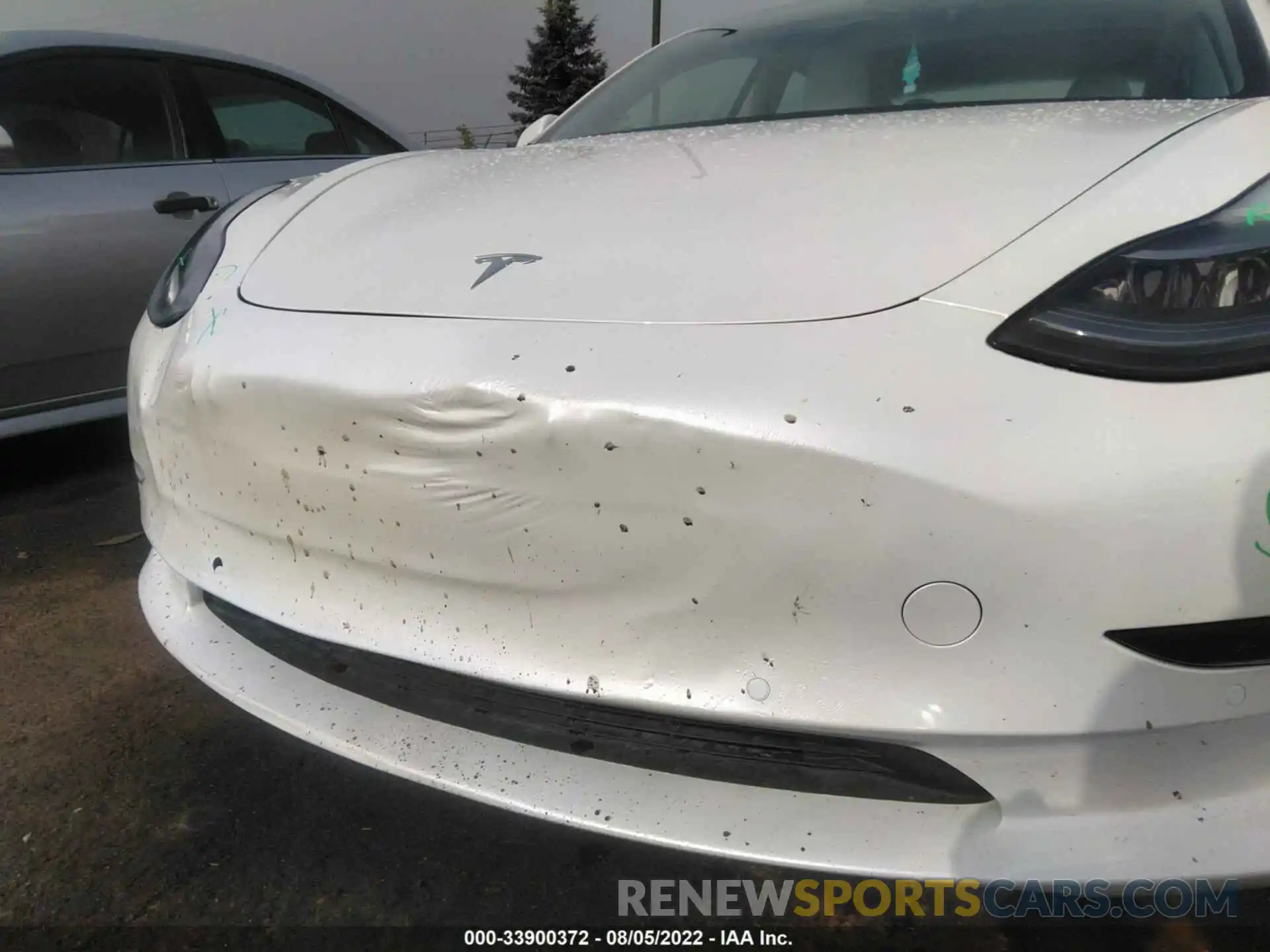 6 Photograph of a damaged car 5YJ3E1EC1MF059654 TESLA MODEL 3 2021