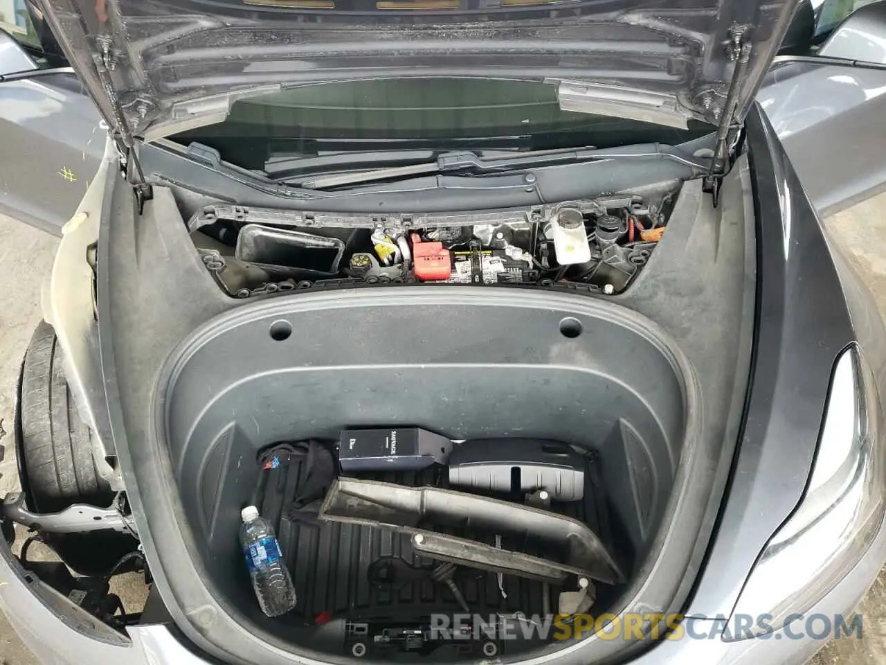 12 Photograph of a damaged car 5YJ3E1EC1MF074350 TESLA MODEL 3 2021