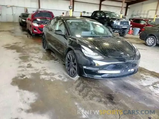 13 Photograph of a damaged car 5YJ3E1EC1MF849844 TESLA MODEL 3 2021