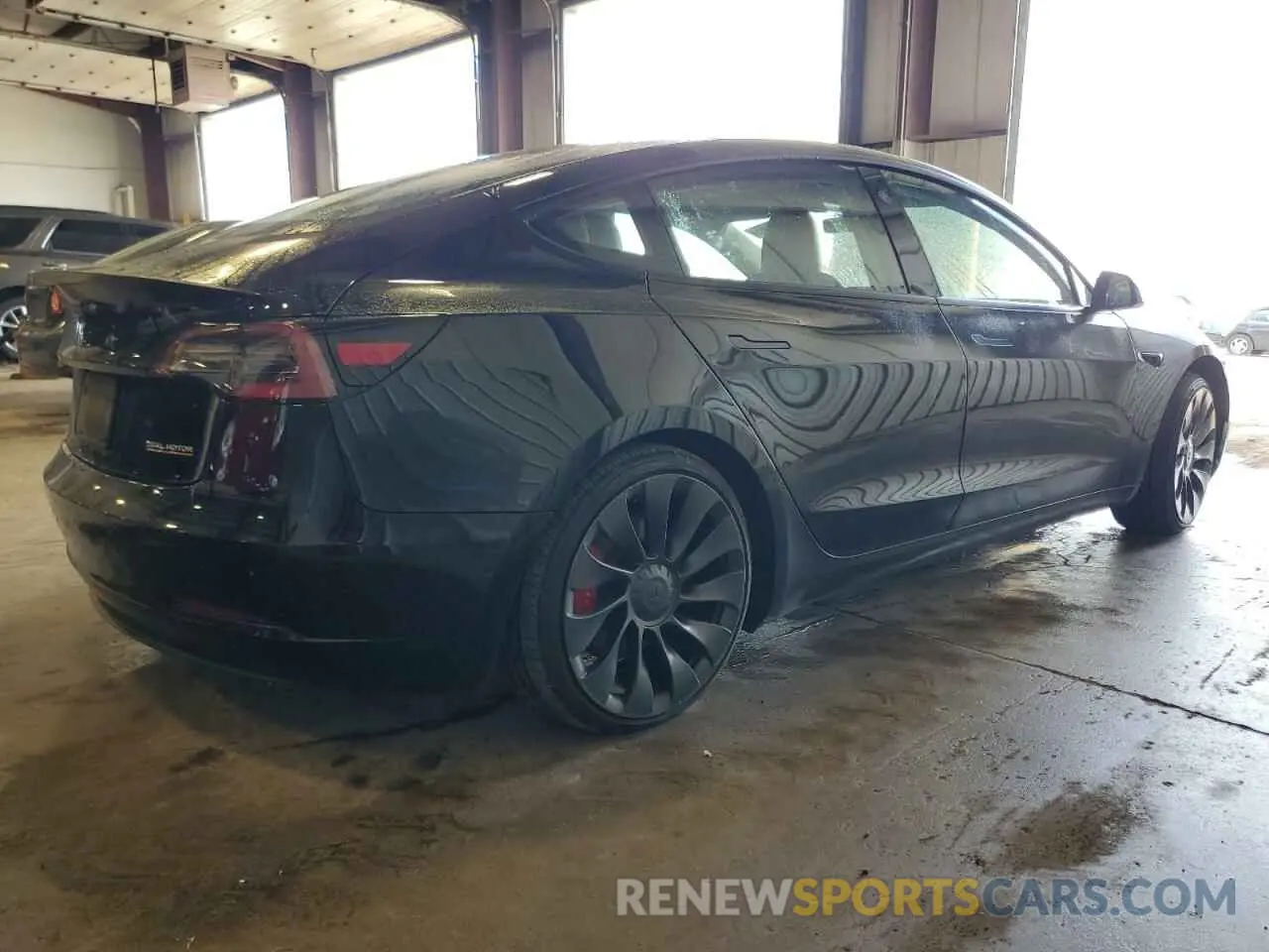 3 Photograph of a damaged car 5YJ3E1EC1MF849844 TESLA MODEL 3 2021