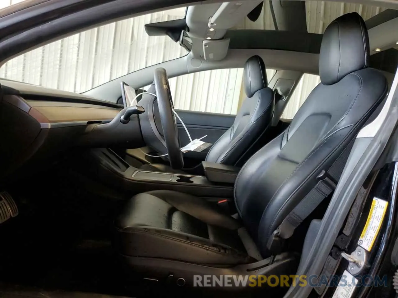 7 Photograph of a damaged car 5YJ3E1EC1MF849844 TESLA MODEL 3 2021