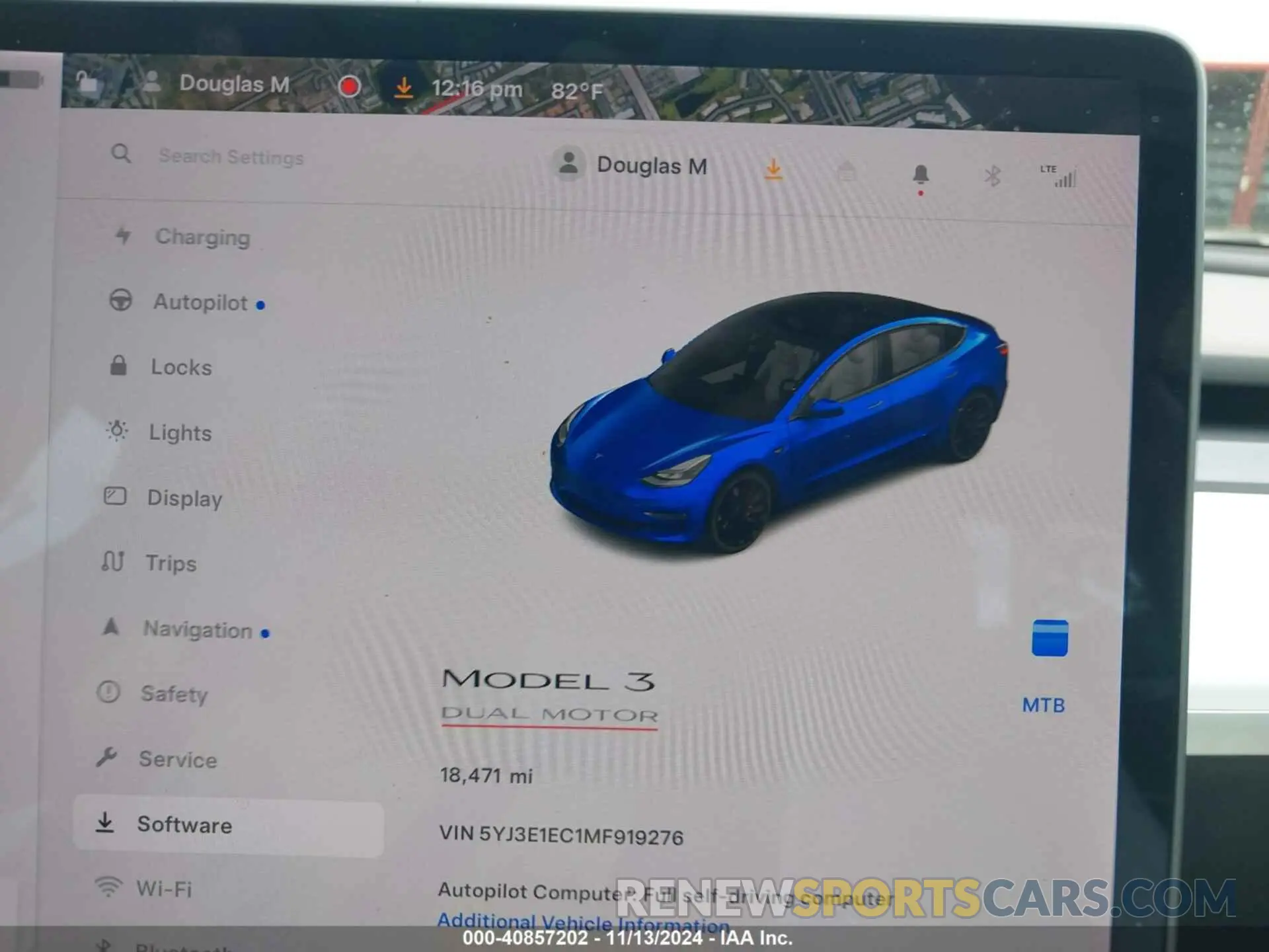 15 Photograph of a damaged car 5YJ3E1EC1MF919276 TESLA MODEL 3 2021