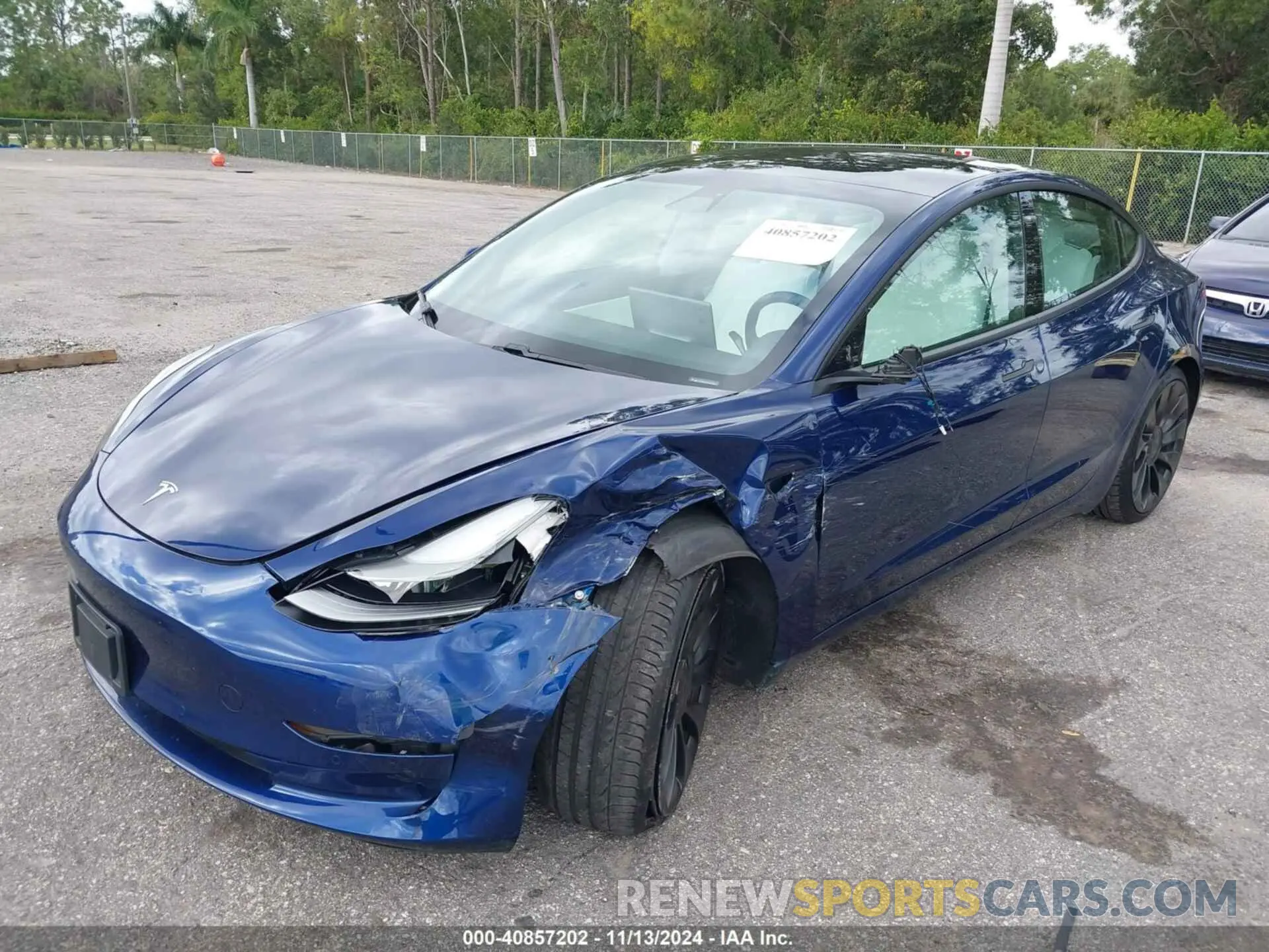 6 Photograph of a damaged car 5YJ3E1EC1MF919276 TESLA MODEL 3 2021