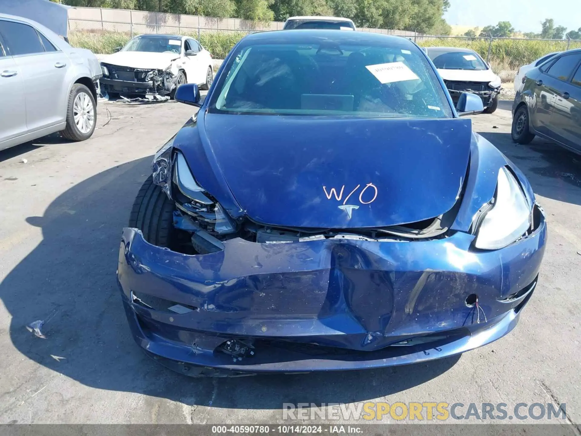 11 Photograph of a damaged car 5YJ3E1EC1MF984872 TESLA MODEL 3 2021