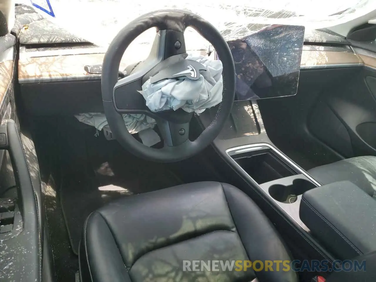 8 Photograph of a damaged car 5YJ3E1EC2MF055810 TESLA MODEL 3 2021
