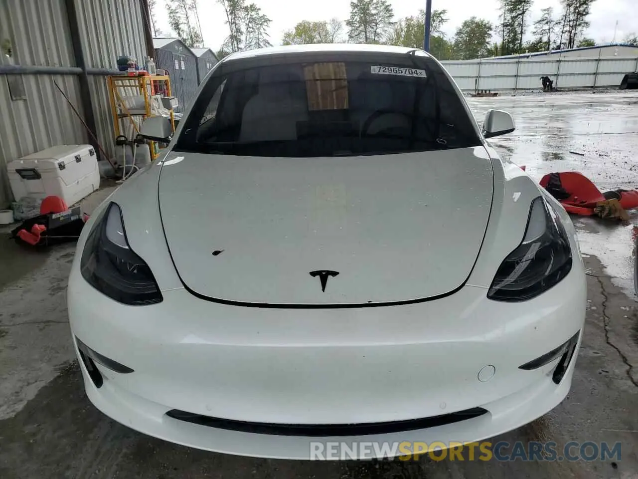 5 Photograph of a damaged car 5YJ3E1EC2MF061168 TESLA MODEL 3 2021
