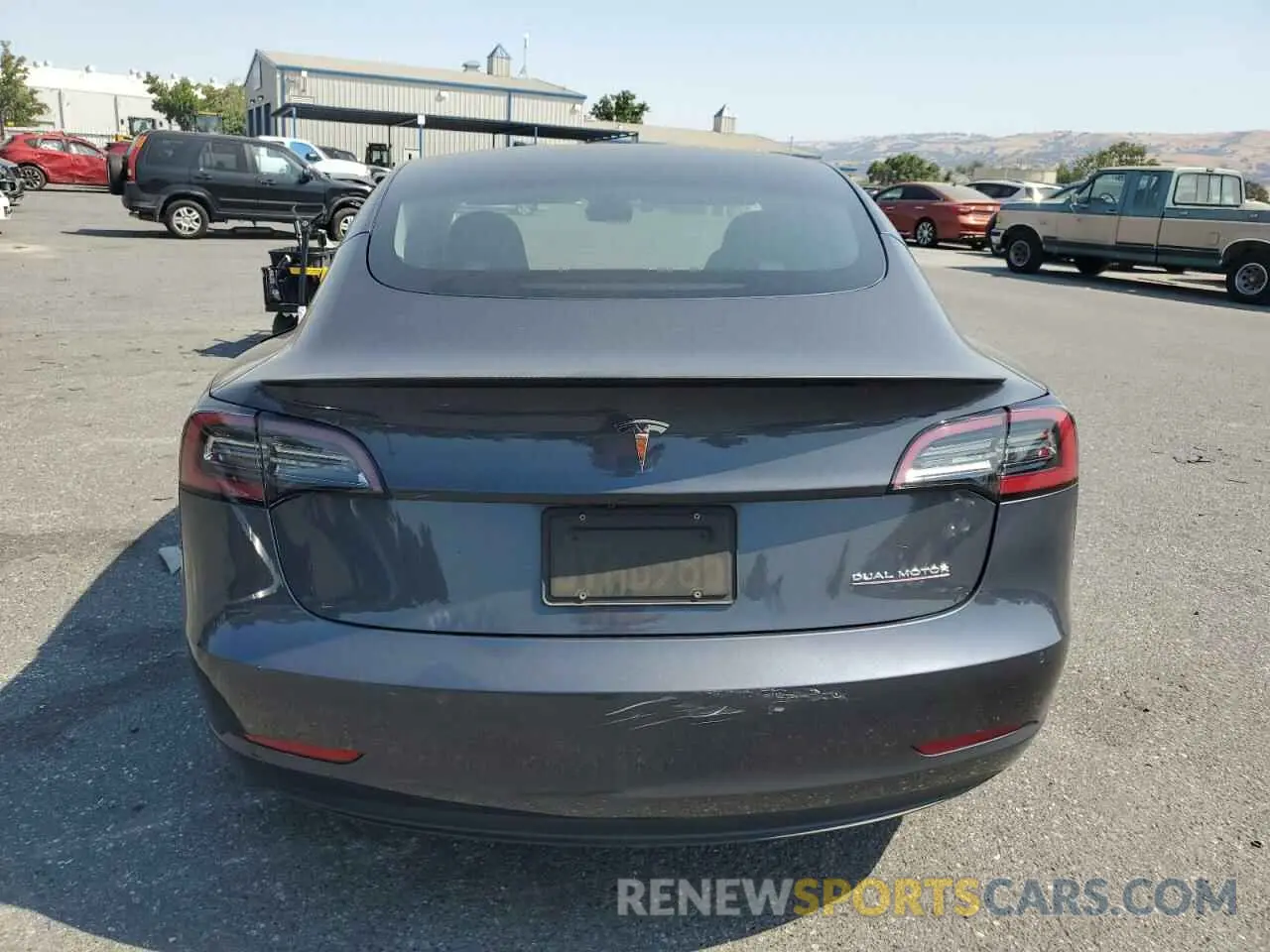 6 Photograph of a damaged car 5YJ3E1EC2MF072929 TESLA MODEL 3 2021