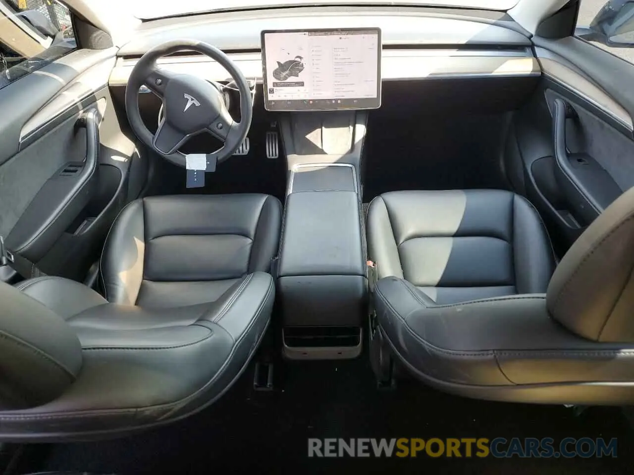 8 Photograph of a damaged car 5YJ3E1EC2MF072929 TESLA MODEL 3 2021