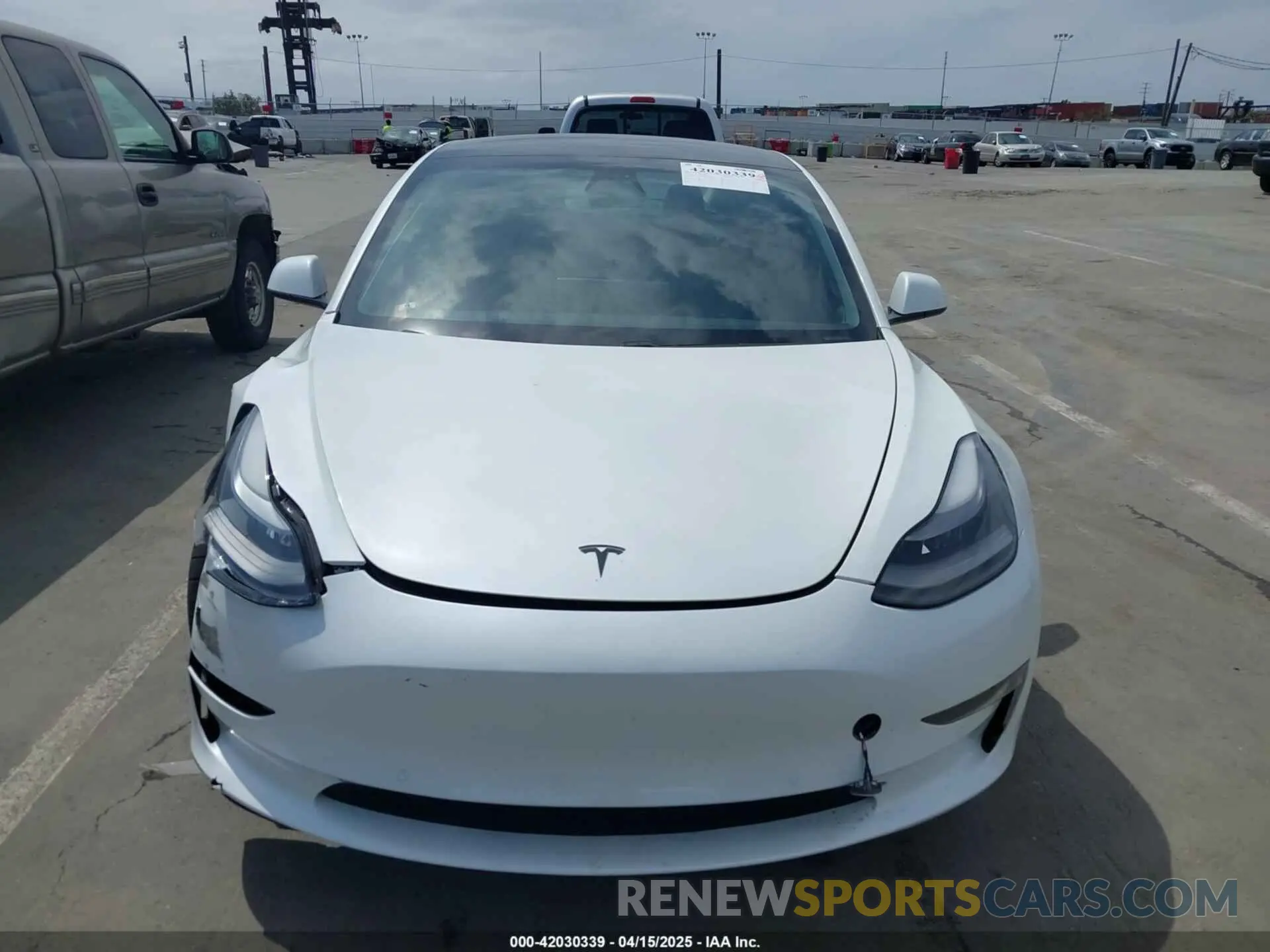 12 Photograph of a damaged car 5YJ3E1EC2MF084594 TESLA MODEL 3 2021