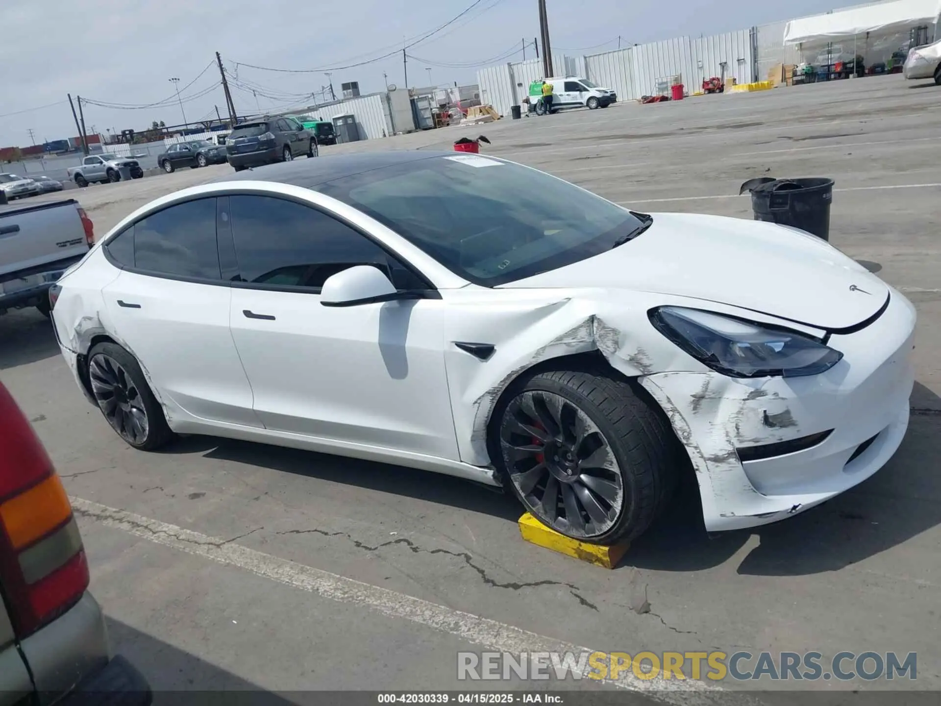 13 Photograph of a damaged car 5YJ3E1EC2MF084594 TESLA MODEL 3 2021