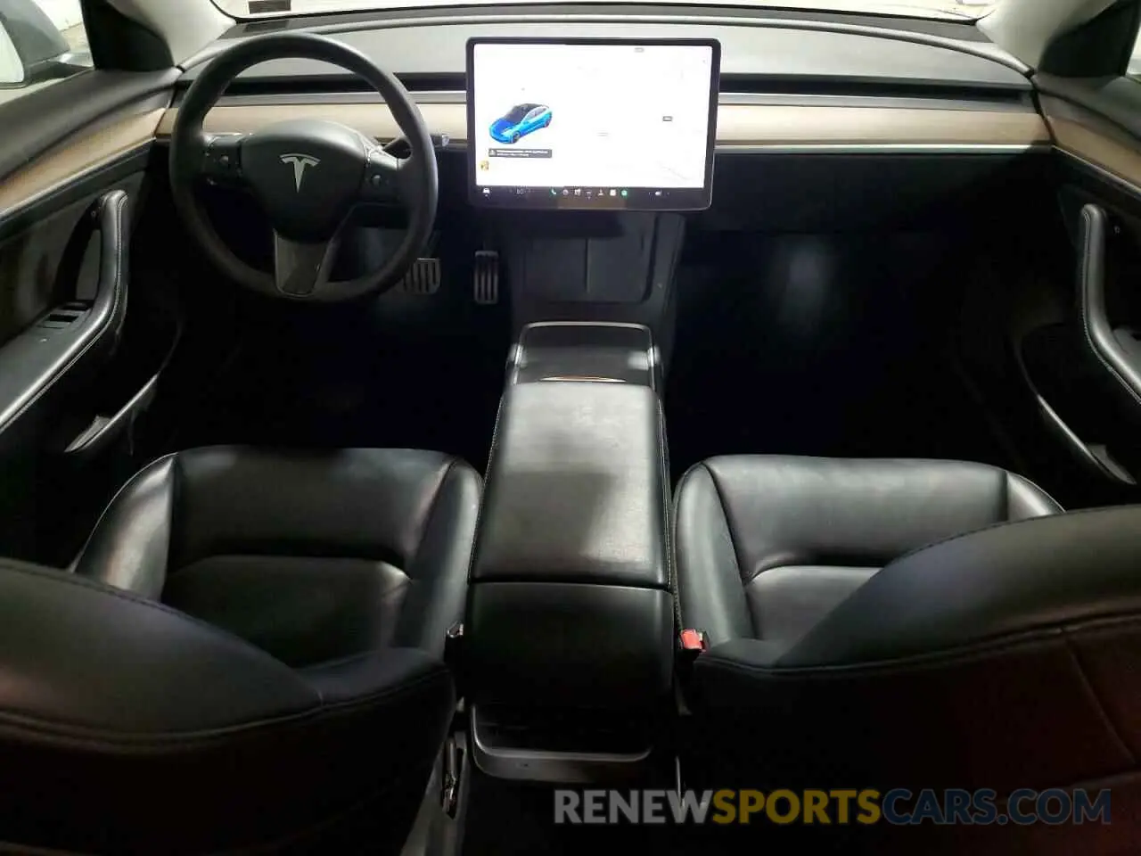 8 Photograph of a damaged car 5YJ3E1EC2MF086958 TESLA MODEL 3 2021