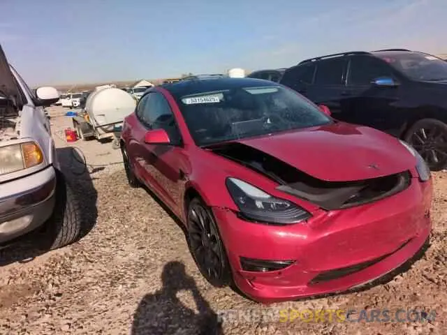 13 Photograph of a damaged car 5YJ3E1EC2MF091948 TESLA MODEL 3 2021
