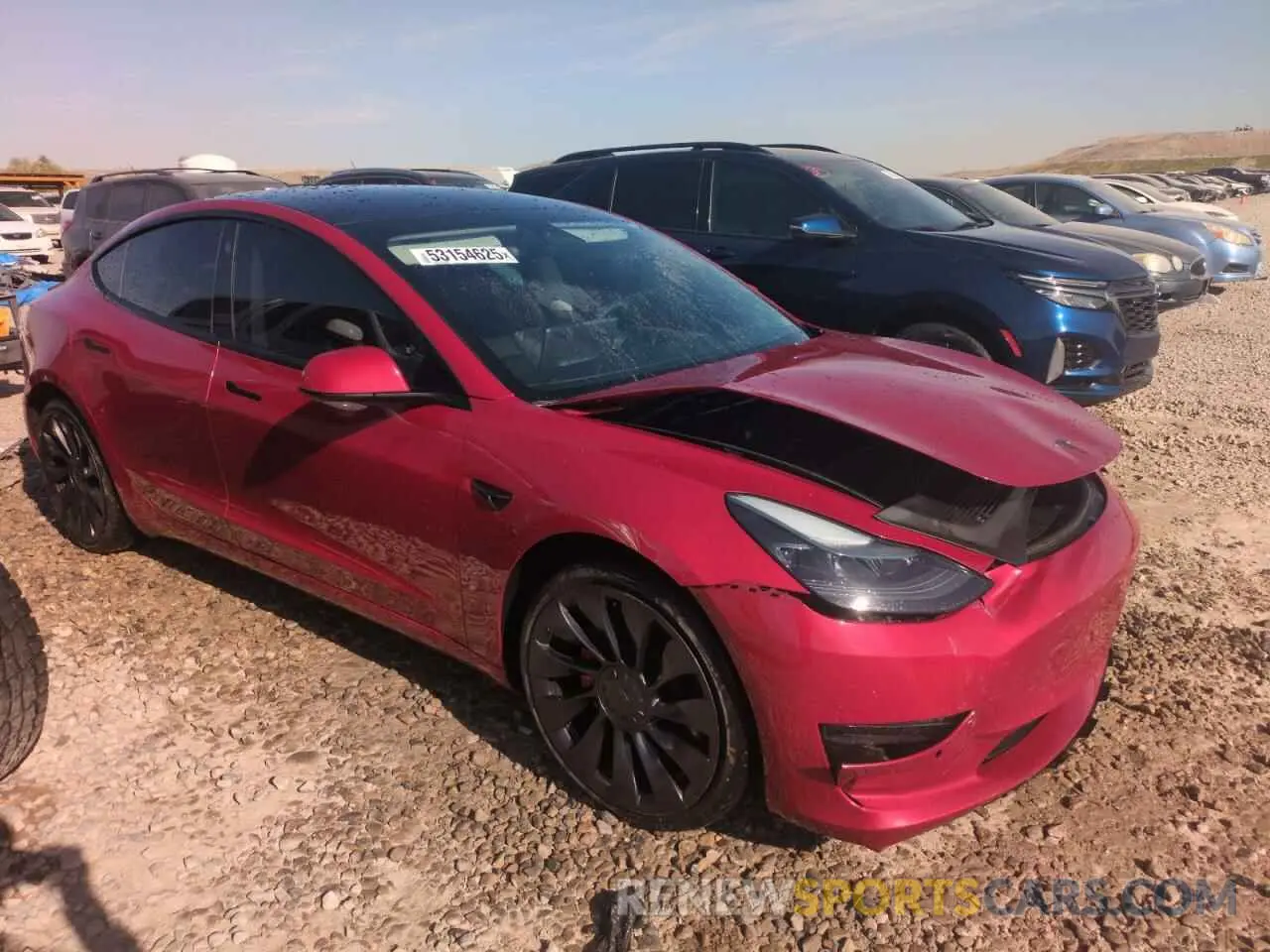 4 Photograph of a damaged car 5YJ3E1EC2MF091948 TESLA MODEL 3 2021