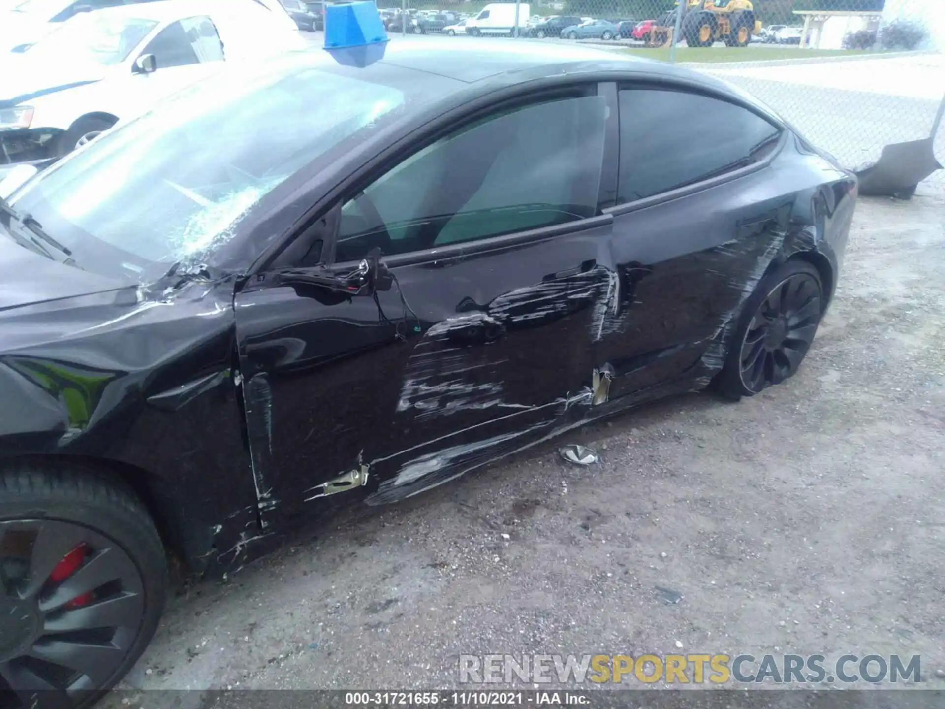 6 Photograph of a damaged car 5YJ3E1EC2MF913552 TESLA MODEL 3 2021