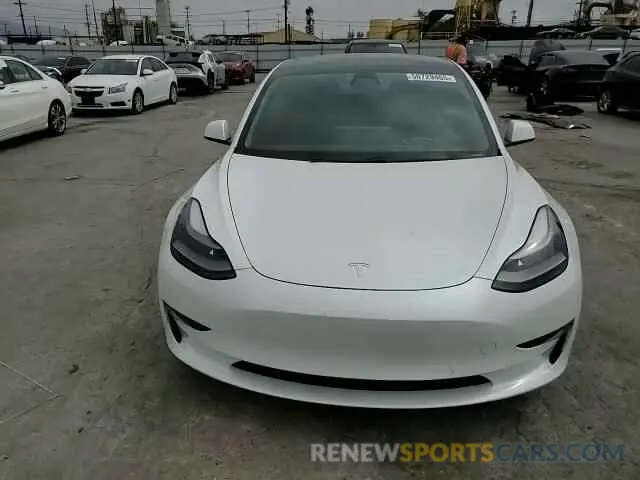 10 Photograph of a damaged car 5YJ3E1EC2MF935826 TESLA MODEL 3 2021