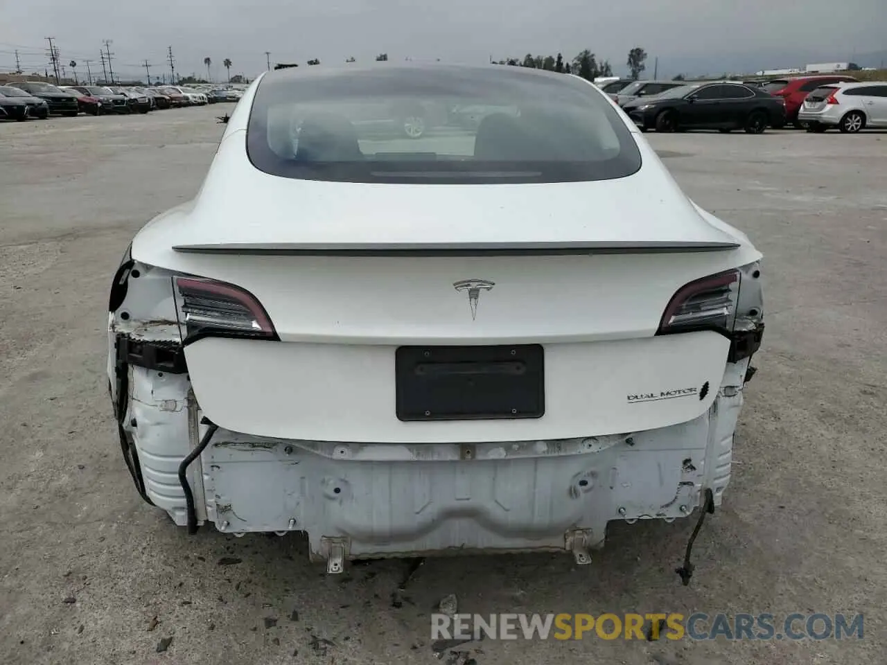 6 Photograph of a damaged car 5YJ3E1EC2MF935826 TESLA MODEL 3 2021