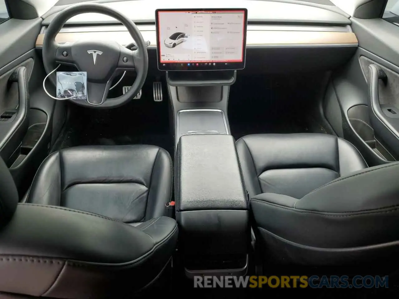 8 Photograph of a damaged car 5YJ3E1EC2MF935826 TESLA MODEL 3 2021