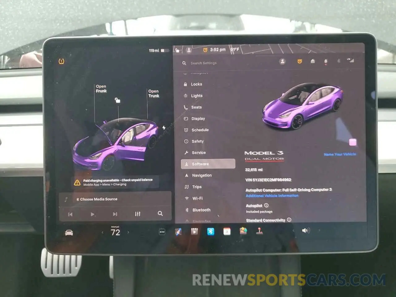 9 Photograph of a damaged car 5YJ3E1EC2MF984962 TESLA MODEL 3 2021