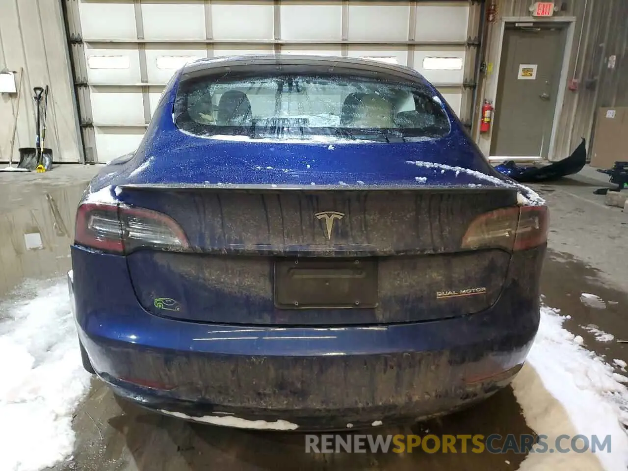 6 Photograph of a damaged car 5YJ3E1EC2MF985030 TESLA MODEL 3 2021