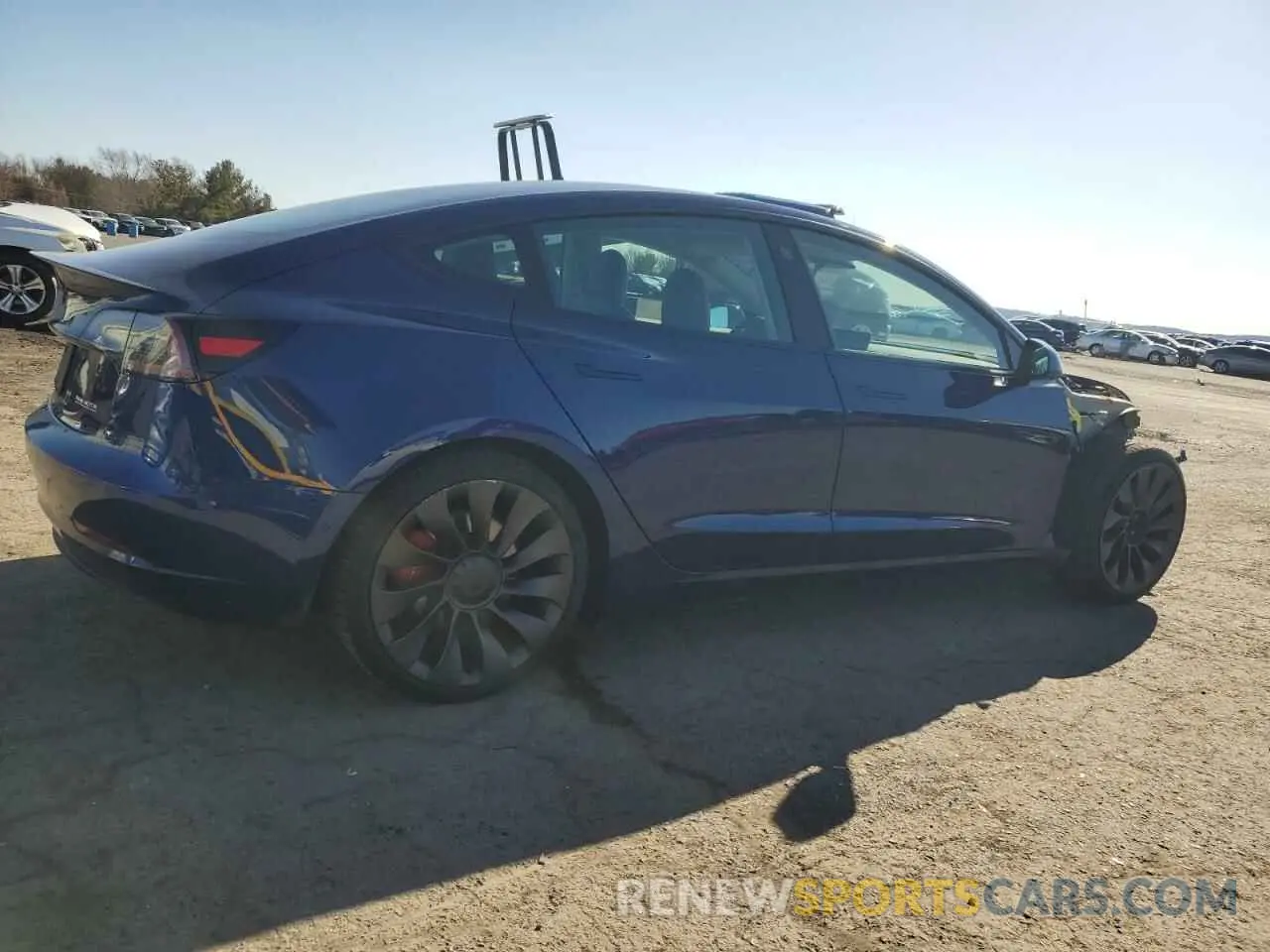3 Photograph of a damaged car 5YJ3E1EC3MF020371 TESLA MODEL 3 2021