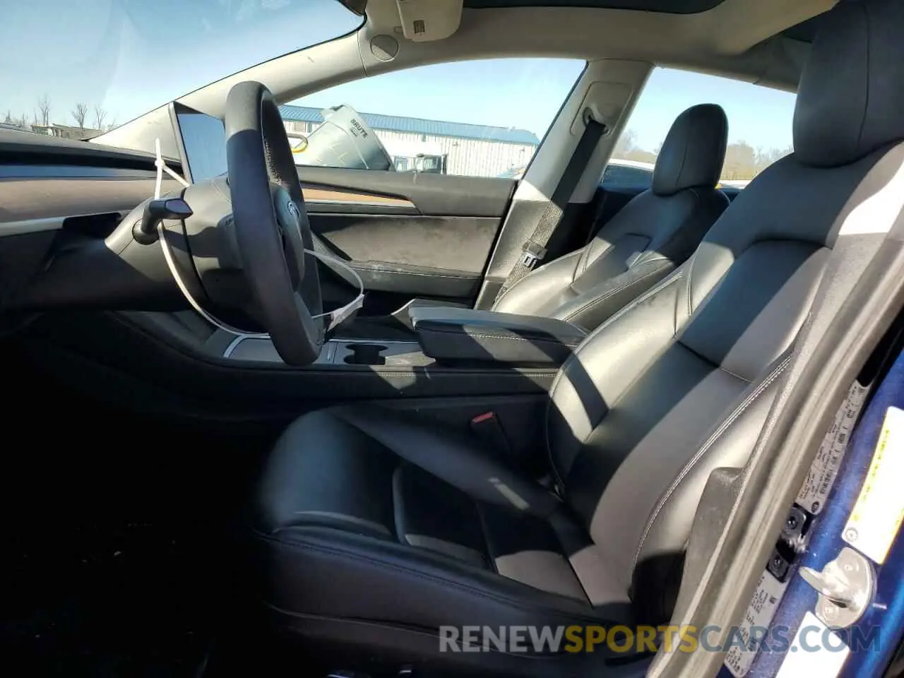 7 Photograph of a damaged car 5YJ3E1EC3MF020371 TESLA MODEL 3 2021