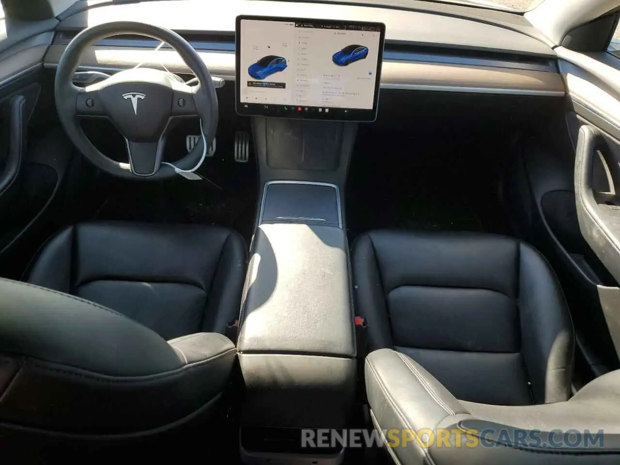 8 Photograph of a damaged car 5YJ3E1EC3MF020371 TESLA MODEL 3 2021