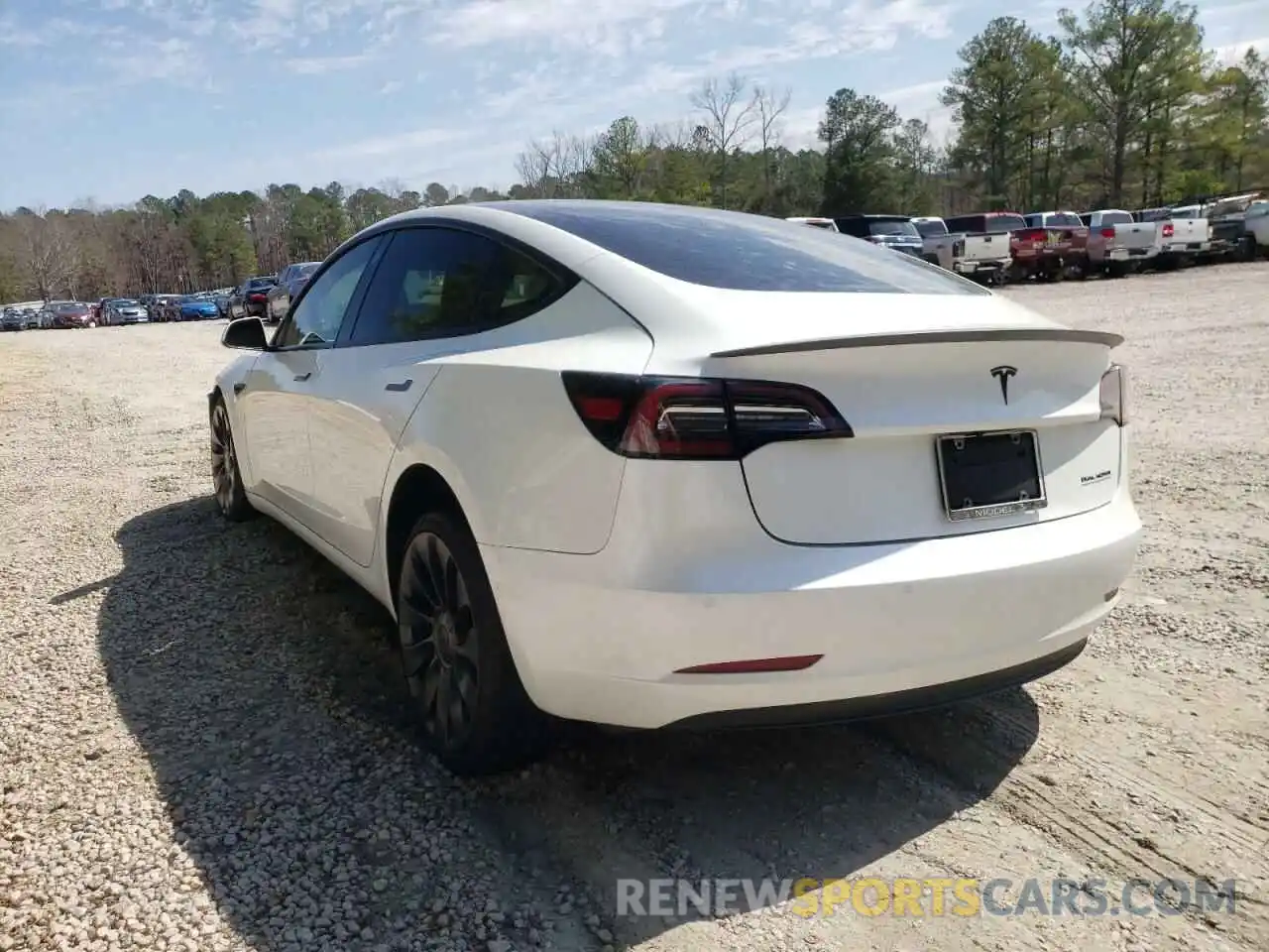 3 Photograph of a damaged car 5YJ3E1EC3MF024288 TESLA MODEL 3 2021