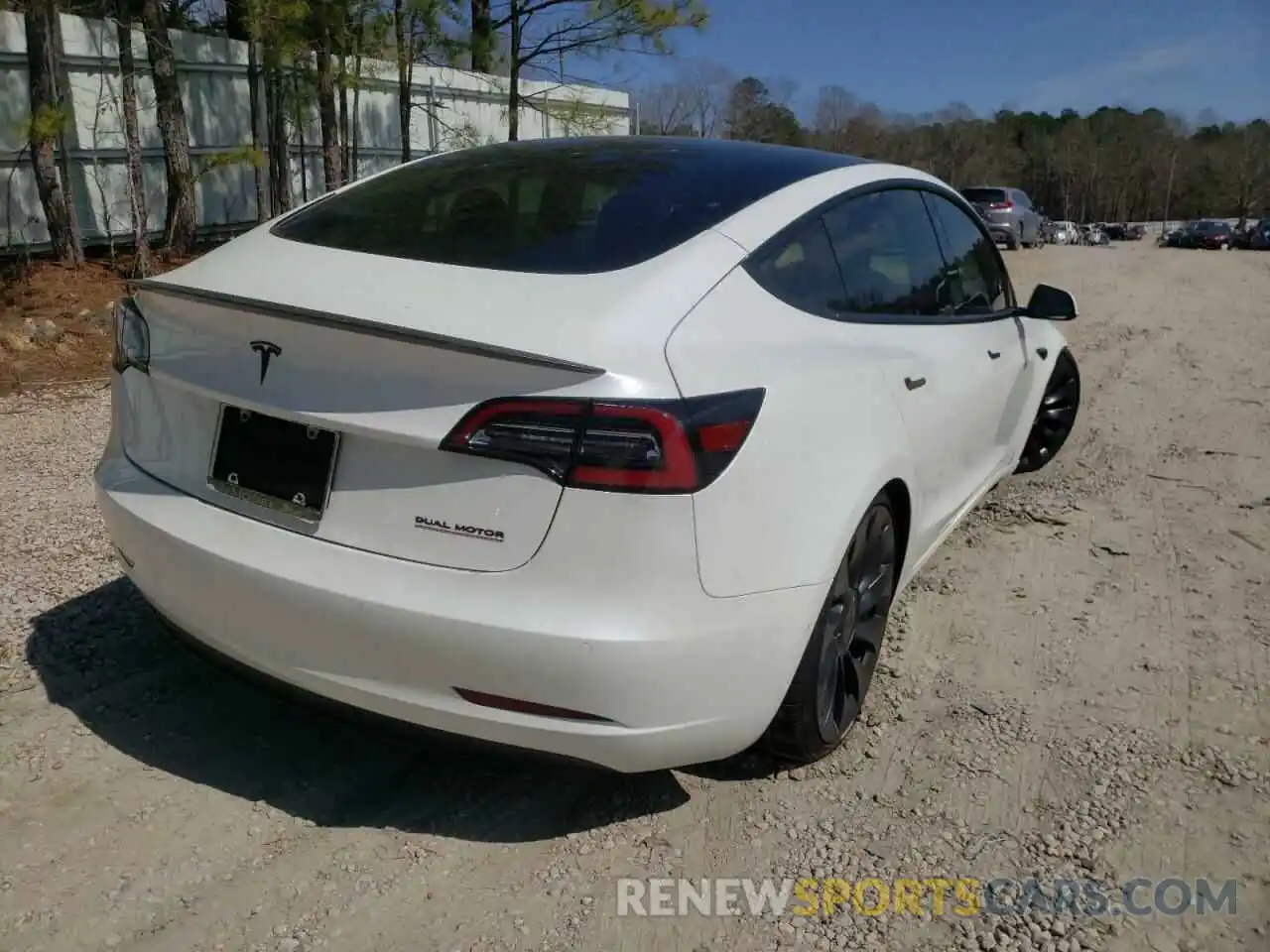 4 Photograph of a damaged car 5YJ3E1EC3MF024288 TESLA MODEL 3 2021