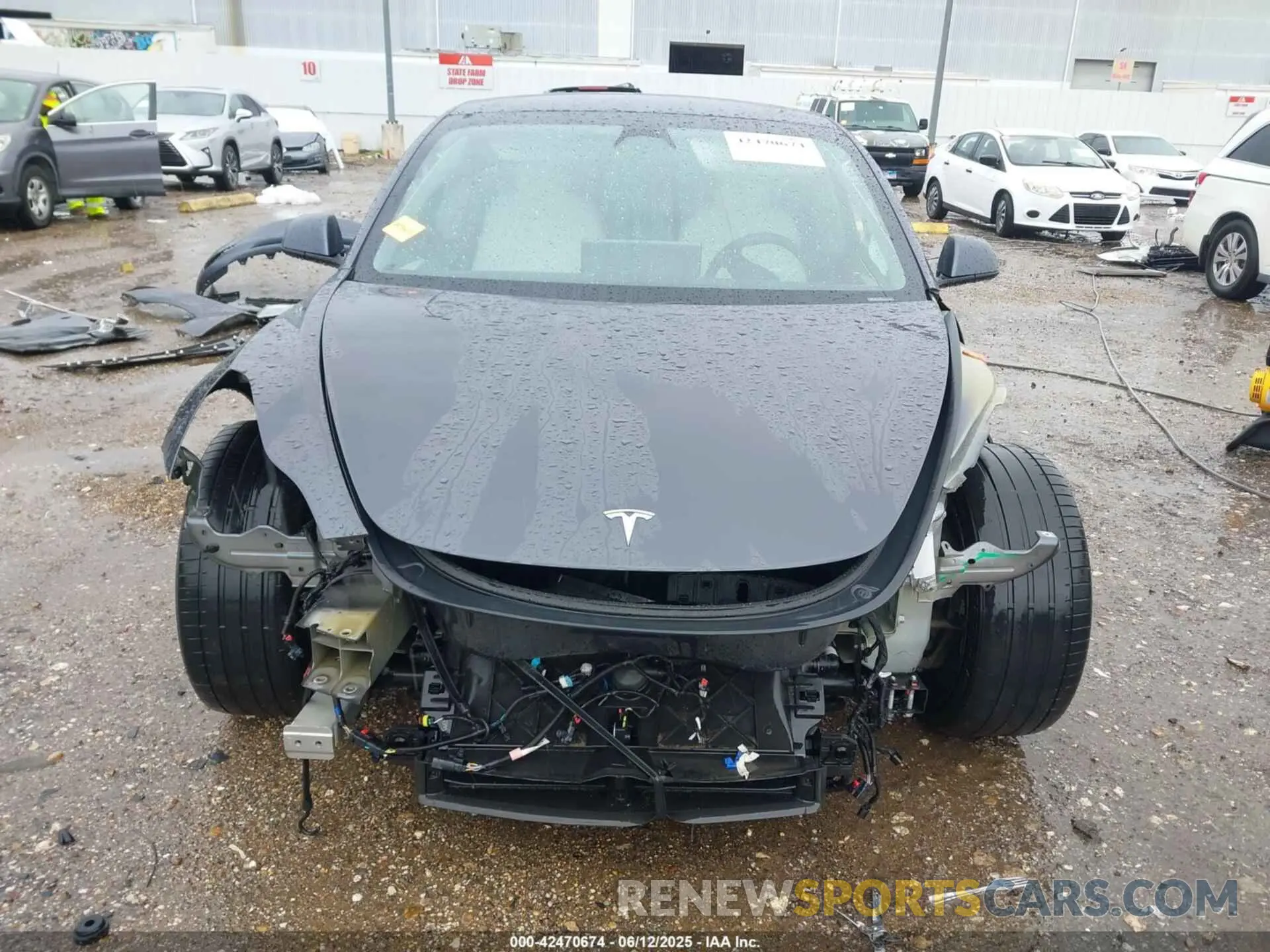 13 Photograph of a damaged car 5YJ3E1EC3MF028289 TESLA MODEL 3 2021