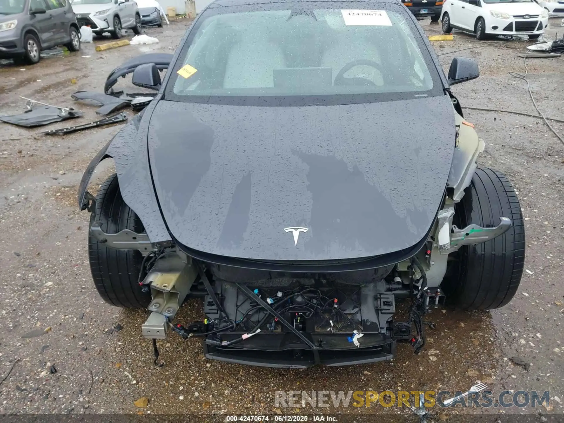 6 Photograph of a damaged car 5YJ3E1EC3MF028289 TESLA MODEL 3 2021