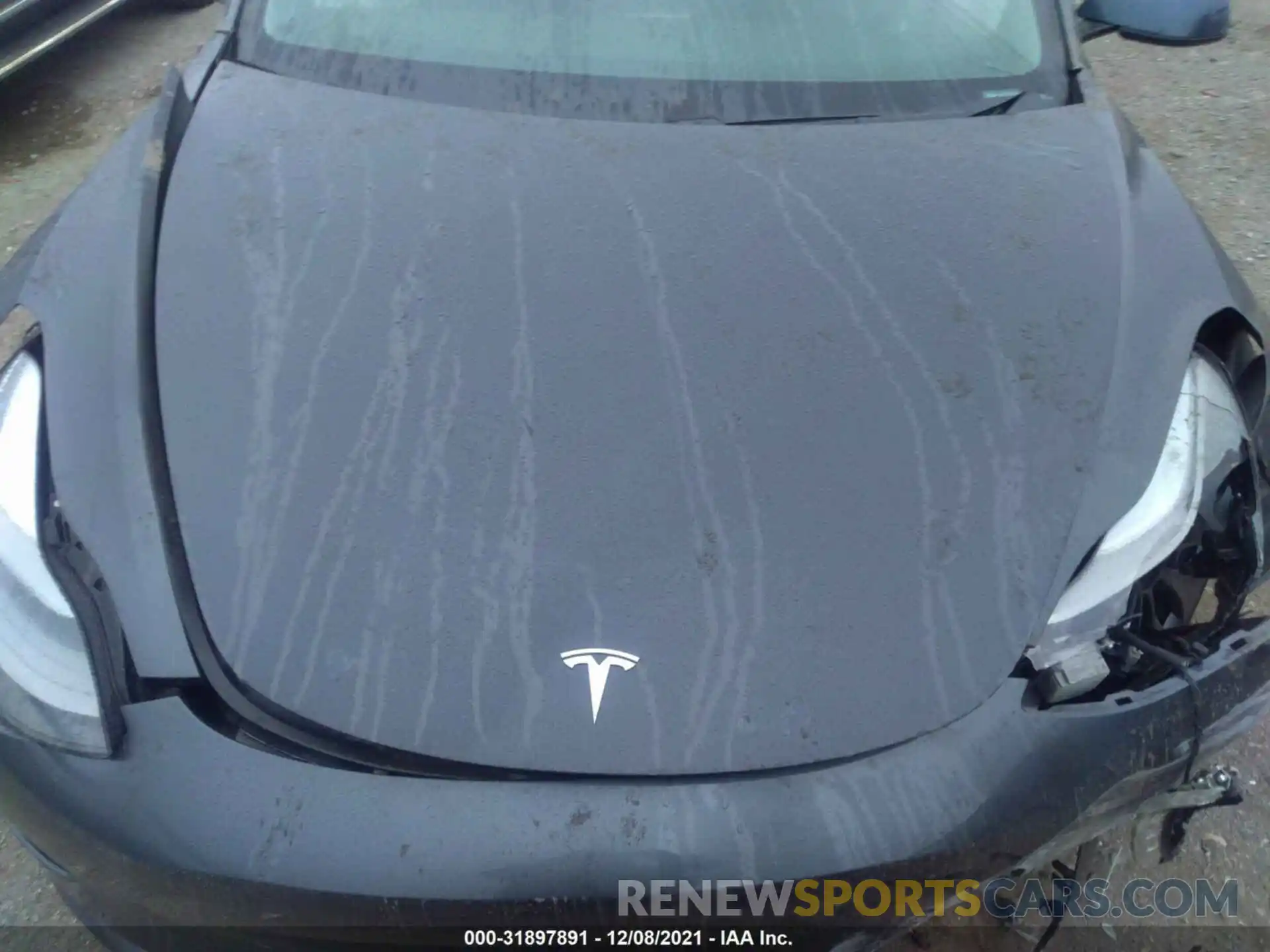 10 Photograph of a damaged car 5YJ3E1EC3MF073975 TESLA MODEL 3 2021