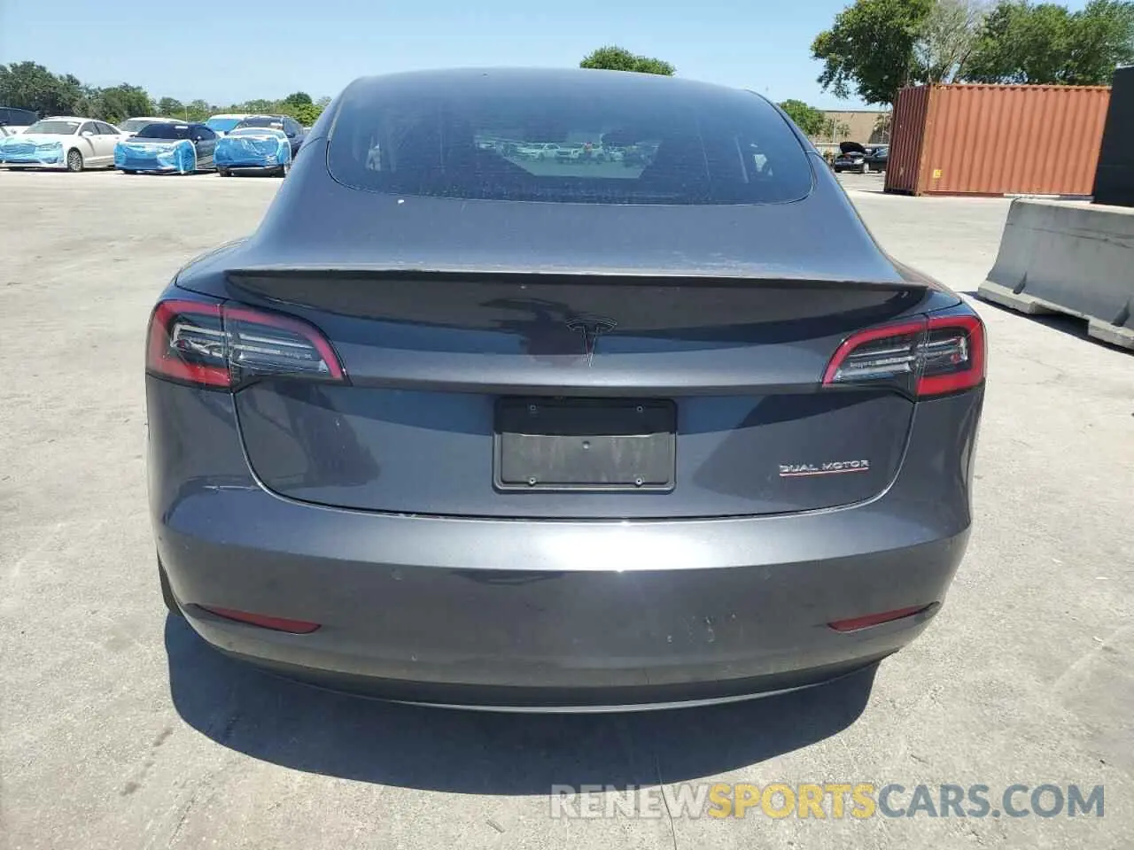 6 Photograph of a damaged car 5YJ3E1EC3MF078531 TESLA MODEL 3 2021