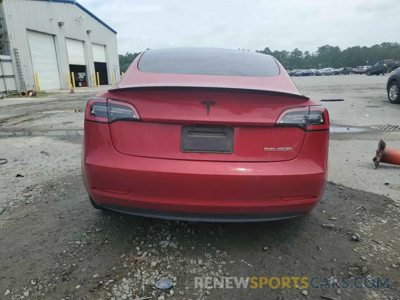6 Photograph of a damaged car 5YJ3E1EC3MF850686 TESLA MODEL 3 2021