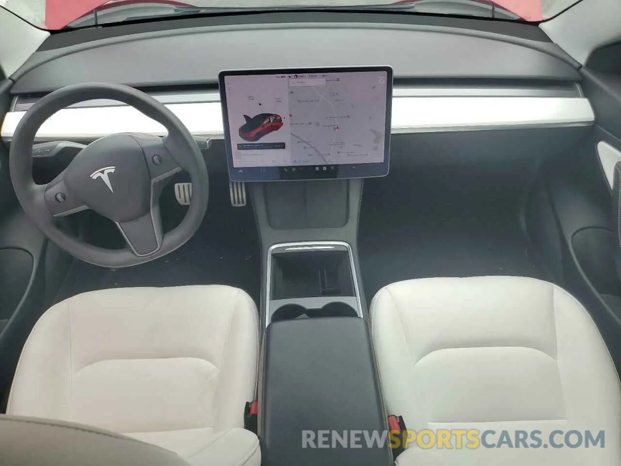 8 Photograph of a damaged car 5YJ3E1EC3MF850686 TESLA MODEL 3 2021