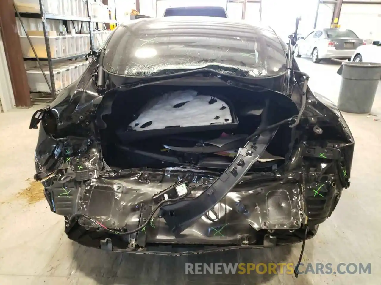 9 Photograph of a damaged car 5YJ3E1EC3MF913611 TESLA MODEL 3 2021