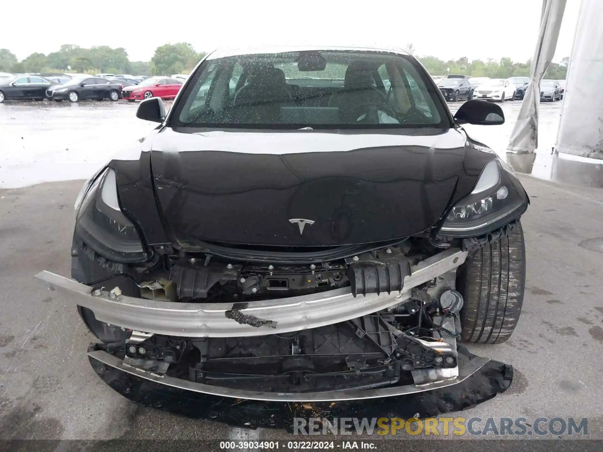 11 Photograph of a damaged car 5YJ3E1EC3MF990902 TESLA MODEL 3 2021