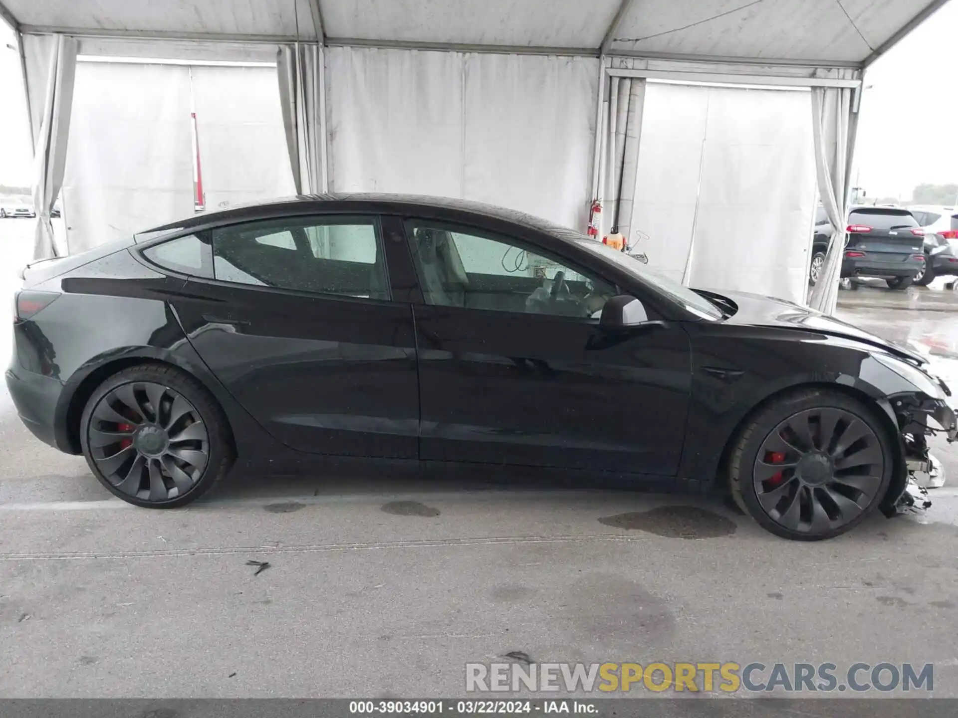 12 Photograph of a damaged car 5YJ3E1EC3MF990902 TESLA MODEL 3 2021