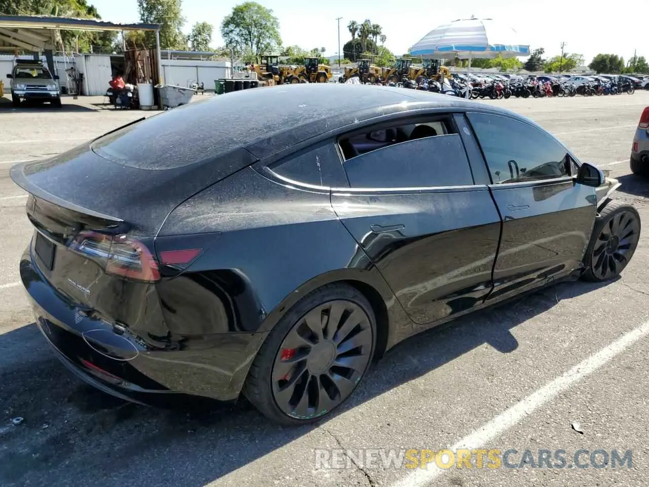 3 Photograph of a damaged car 5YJ3E1EC3MF996652 TESLA MODEL 3 2021