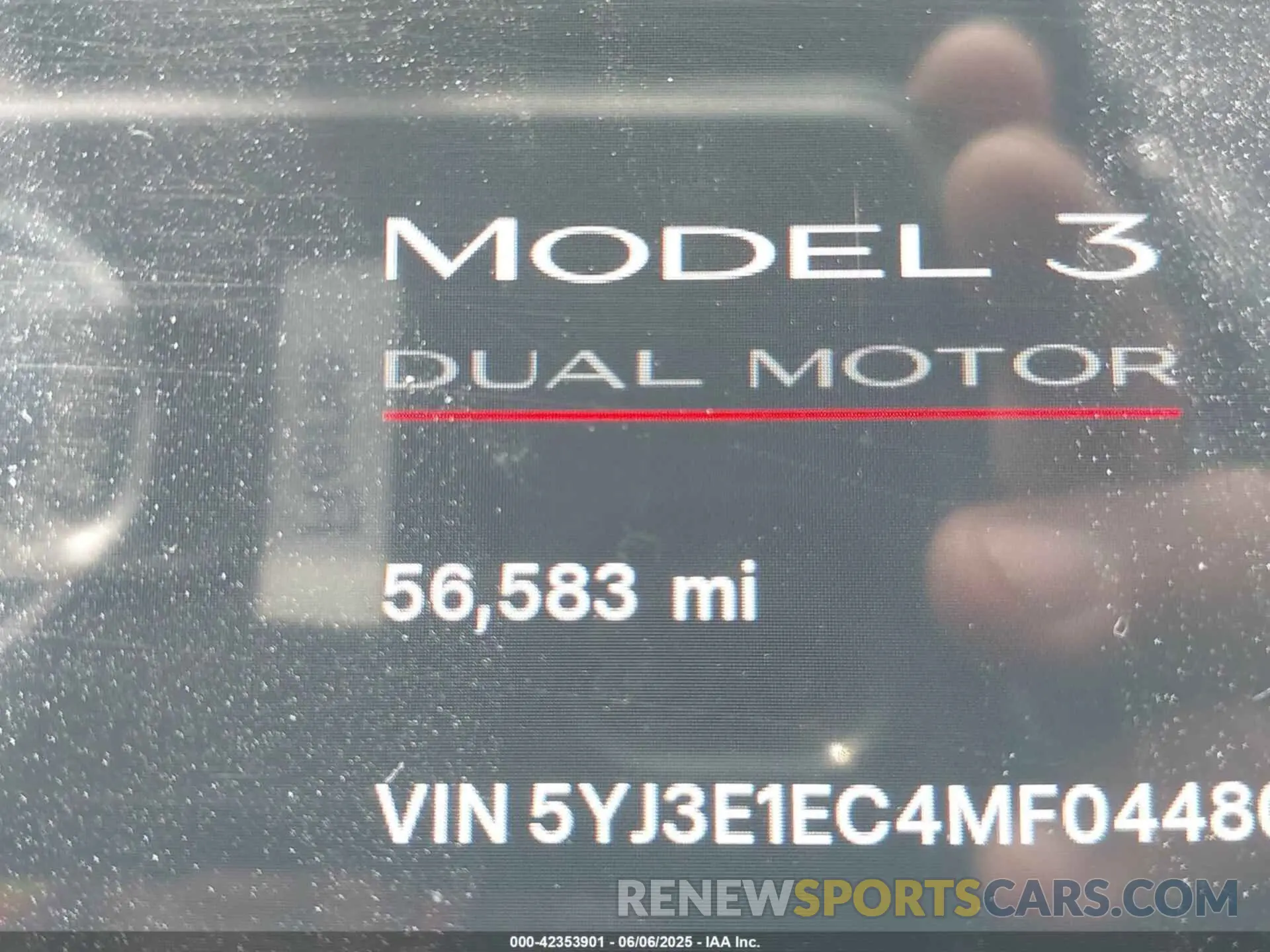 15 Photograph of a damaged car 5YJ3E1EC4MF044808 TESLA MODEL 3 2021