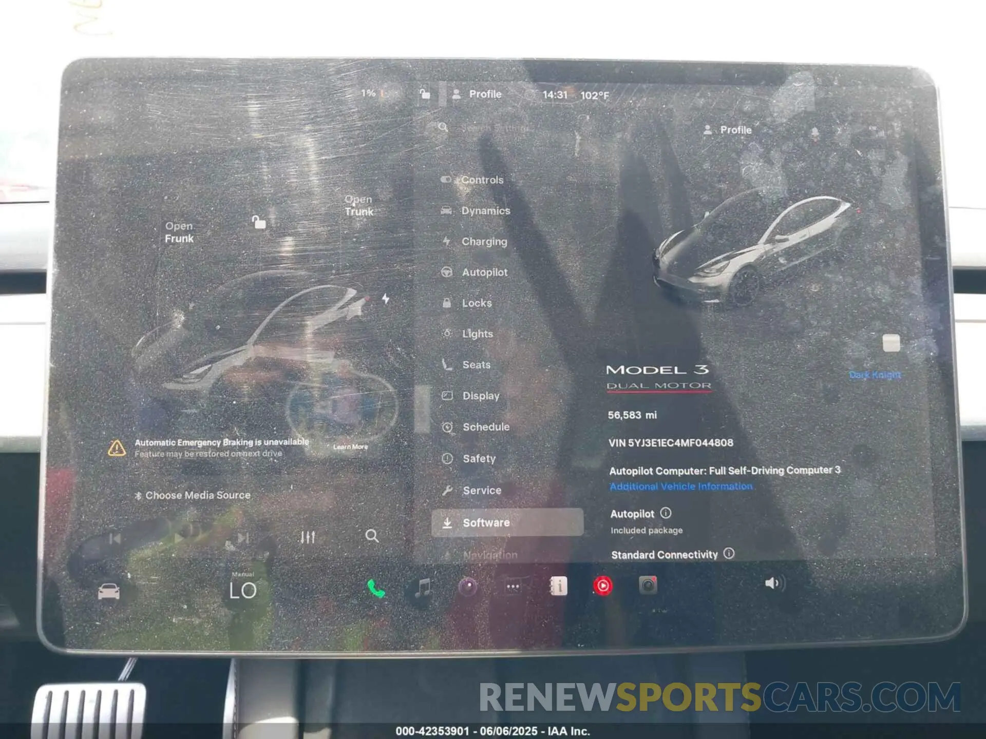 18 Photograph of a damaged car 5YJ3E1EC4MF044808 TESLA MODEL 3 2021